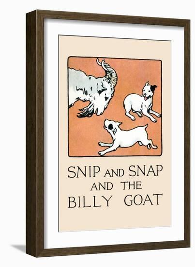 Snip And Snap And the Billy Goat-Julia Dyar Hardy-Framed Art Print