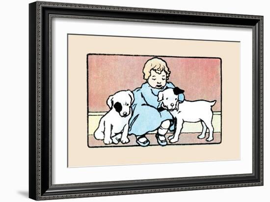 Snip And Snap And the Lost Baby-Julia Dyar Hardy-Framed Art Print