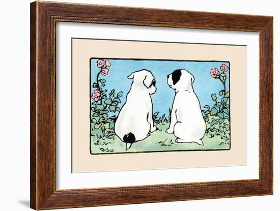 Snip And Snap Look Away-Julia Dyar Hardy-Framed Art Print