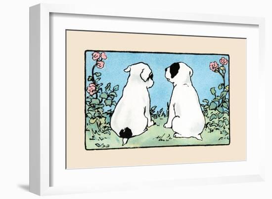 Snip And Snap Look Away-Julia Dyar Hardy-Framed Art Print