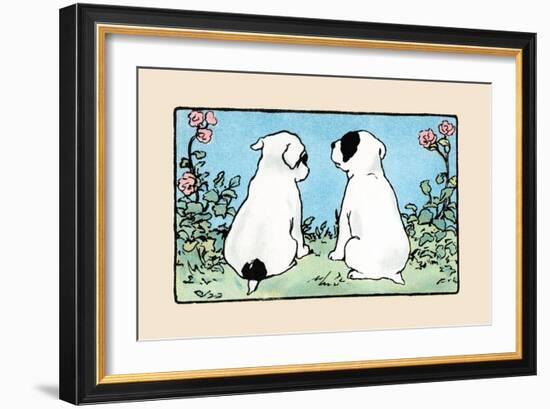 Snip And Snap Look Away-Julia Dyar Hardy-Framed Art Print