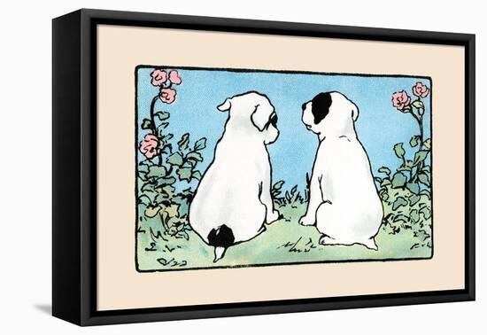 Snip And Snap Look Away-Julia Dyar Hardy-Framed Stretched Canvas