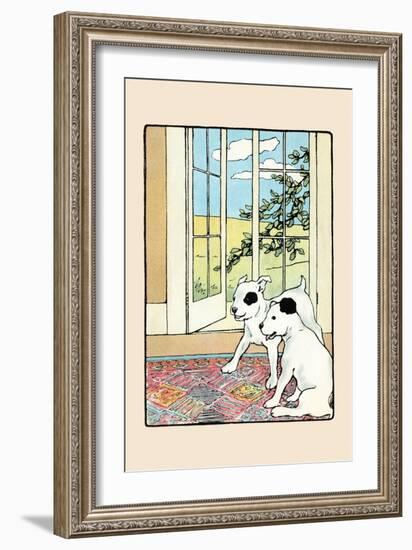 Snip And Snap on the Rug-Julia Dyar Hardy-Framed Art Print