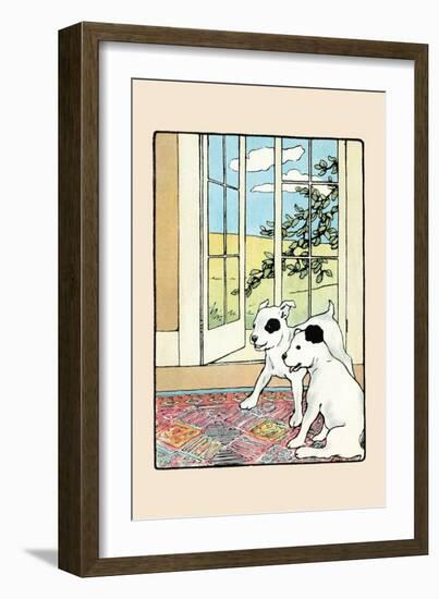 Snip And Snap on the Rug-Julia Dyar Hardy-Framed Art Print