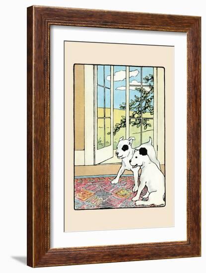 Snip And Snap on the Rug-Julia Dyar Hardy-Framed Art Print