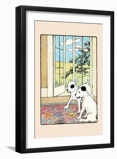 Snip And Snap on the Rug-Julia Dyar Hardy-Framed Art Print