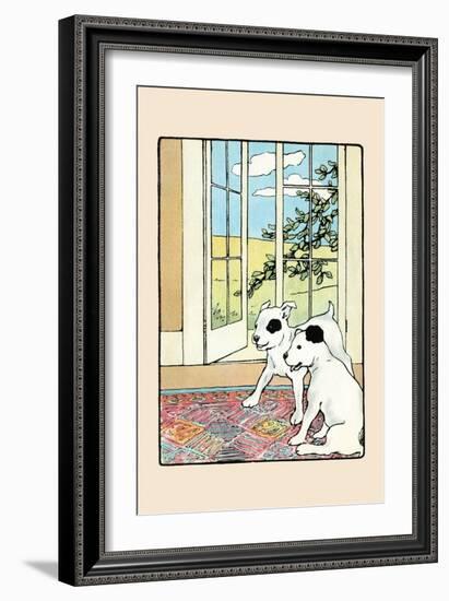 Snip And Snap on the Rug-Julia Dyar Hardy-Framed Art Print