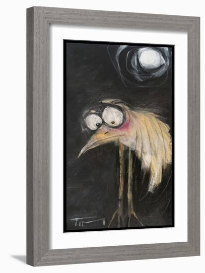 Snipe and Full Moon-Tim Nyberg-Framed Giclee Print