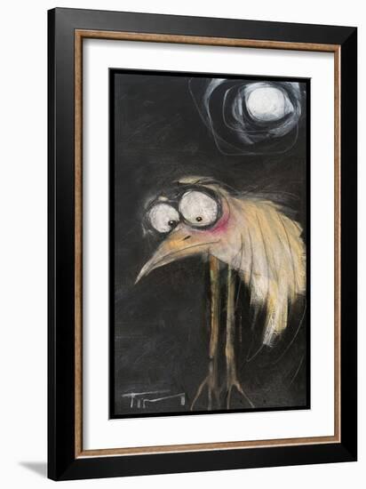 Snipe and Full Moon-Tim Nyberg-Framed Giclee Print