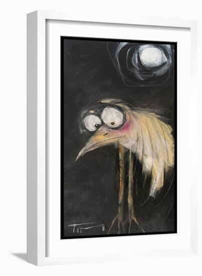 Snipe and Full Moon-Tim Nyberg-Framed Giclee Print