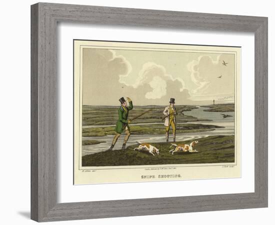 Snipe Shooting-Henry Thomas Alken-Framed Giclee Print