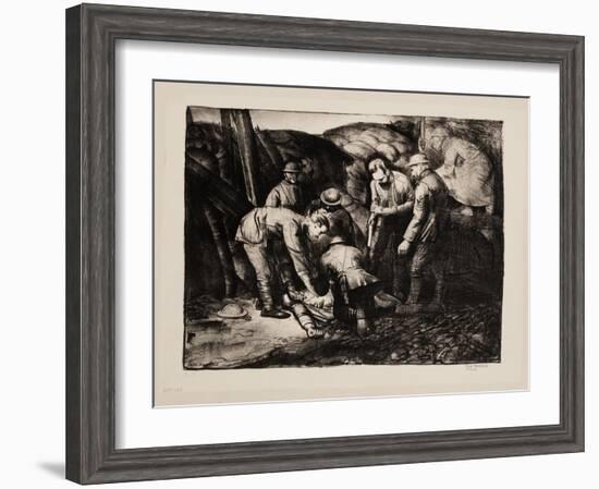 Sniped, 1918-George Wesley Bellows-Framed Giclee Print