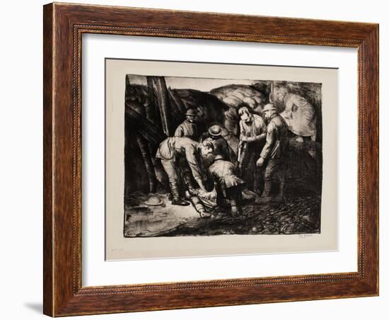 Sniped, 1918-George Wesley Bellows-Framed Giclee Print