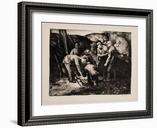 Sniped, 1918-George Wesley Bellows-Framed Giclee Print