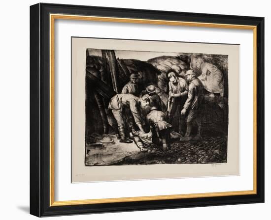 Sniped, 1918-George Wesley Bellows-Framed Giclee Print