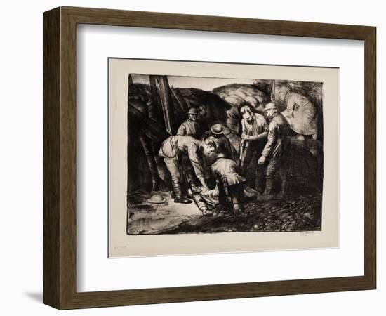 Sniped, 1918-George Wesley Bellows-Framed Giclee Print