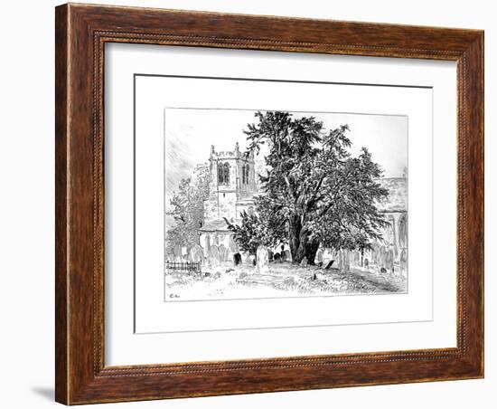 Snitterfield Church, Snitterfield, Warwickshire, 1885-Edward Hull-Framed Giclee Print