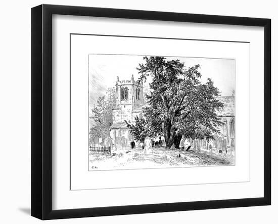 Snitterfield Church, Snitterfield, Warwickshire, 1885-Edward Hull-Framed Giclee Print