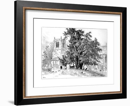 Snitterfield Church, Snitterfield, Warwickshire, 1885-Edward Hull-Framed Giclee Print