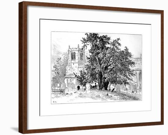 Snitterfield Church, Snitterfield, Warwickshire, 1885-Edward Hull-Framed Giclee Print