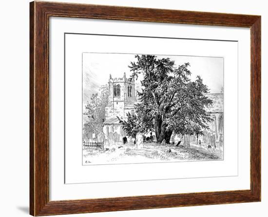 Snitterfield Church, Snitterfield, Warwickshire, 1885-Edward Hull-Framed Giclee Print