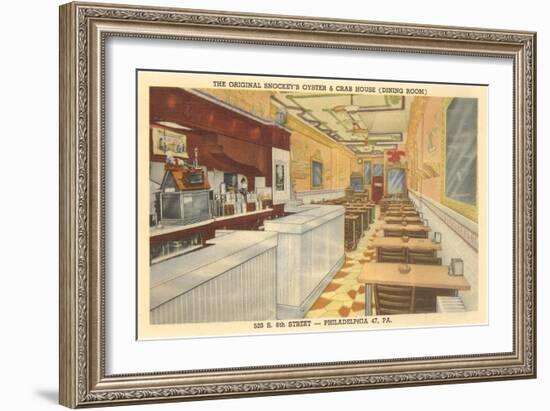 Snockey's Oyster Bar, Philadelphia, Pennsylvania-null-Framed Art Print