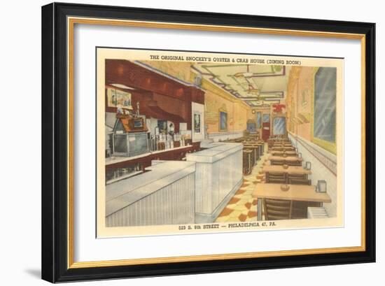 Snockey's Oyster Bar, Philadelphia, Pennsylvania-null-Framed Art Print