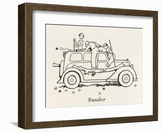 Snooker Car-William Heath Robinson-Framed Photographic Print