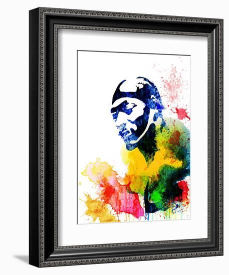 Snoop Dog Watercolor-Jack Hunter-Framed Art Print