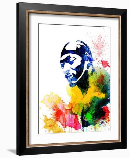 Snoop Dog Watercolor-Jack Hunter-Framed Art Print