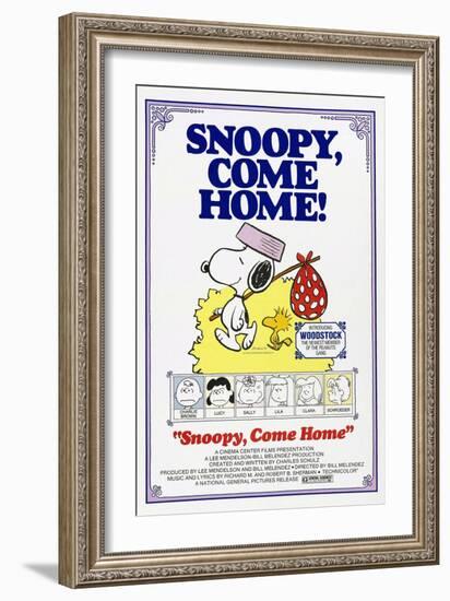 Snoopy, Come Home, 1972-null-Framed Giclee Print