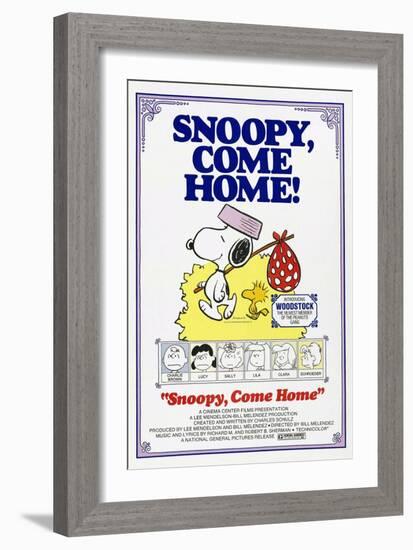 Snoopy, Come Home, 1972-null-Framed Giclee Print