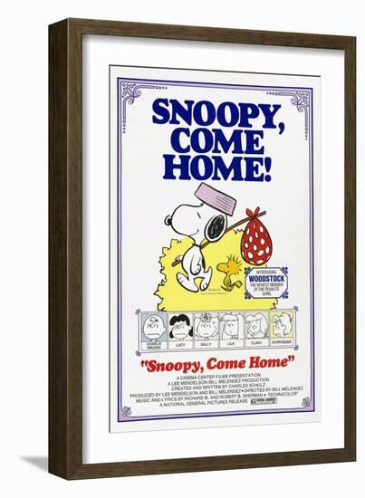 Snoopy, Come Home, 1972-null-Framed Giclee Print