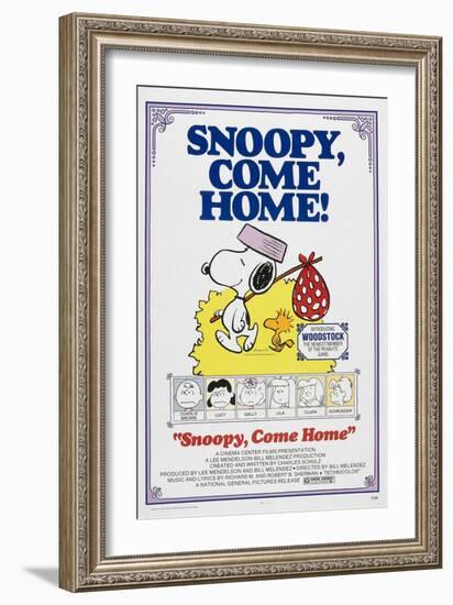 Snoopy, Come Home!-null-Framed Premium Giclee Print