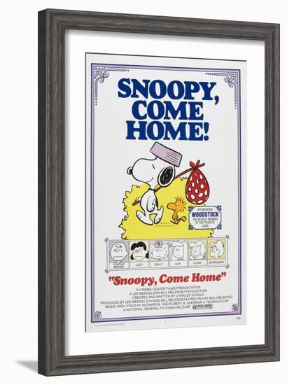 Snoopy, Come Home!-null-Framed Premium Giclee Print