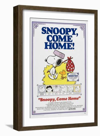 Snoopy, Come Home!-null-Framed Premium Giclee Print