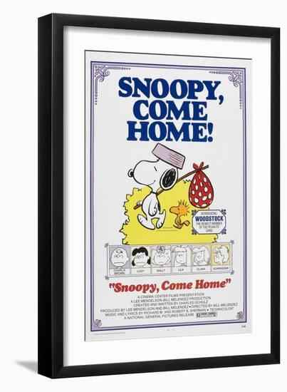 Snoopy, Come Home!-null-Framed Premium Giclee Print