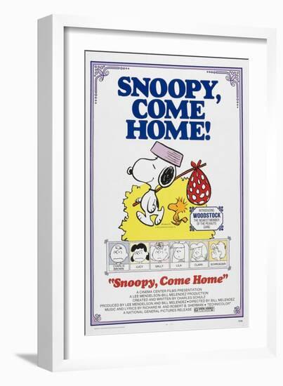 Snoopy, Come Home!-null-Framed Premium Giclee Print