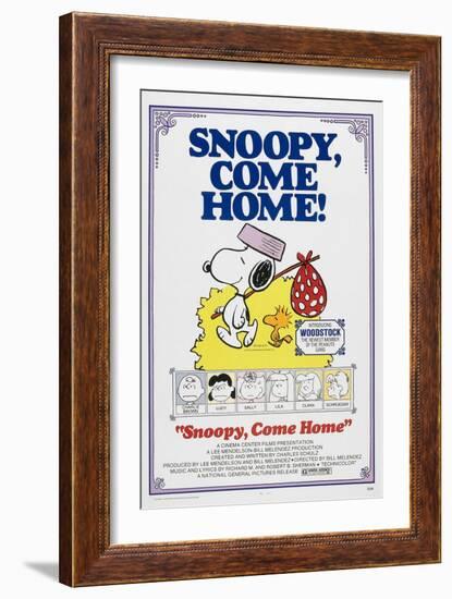 Snoopy, Come Home!-null-Framed Art Print