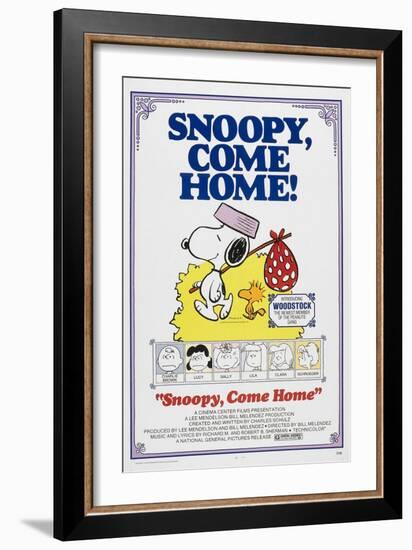 Snoopy, Come Home!-null-Framed Art Print