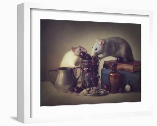 Snoozy And Jimmy-Ellen Van Deelen-Framed Giclee Print