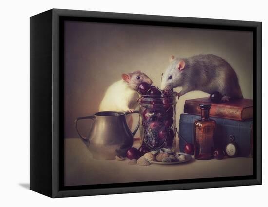 Snoozy and Jimmy-Ellen Van Deelen-Framed Premier Image Canvas