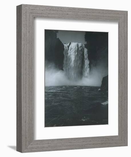 Snoqualmie Falls, Circa 1909-Asahel Curtis-Framed Giclee Print