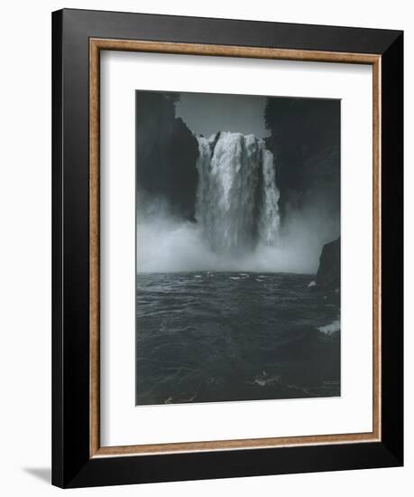 Snoqualmie Falls, Circa 1909-Asahel Curtis-Framed Giclee Print