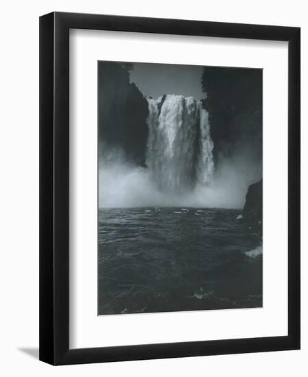 Snoqualmie Falls, Circa 1909-Asahel Curtis-Framed Giclee Print