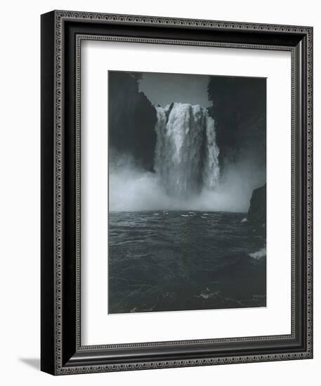 Snoqualmie Falls, Circa 1909-Asahel Curtis-Framed Giclee Print
