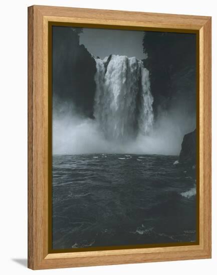 Snoqualmie Falls, Circa 1909-Asahel Curtis-Framed Premier Image Canvas