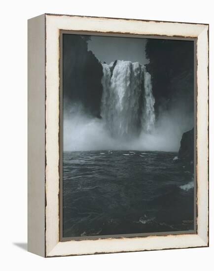 Snoqualmie Falls, Circa 1909-Asahel Curtis-Framed Premier Image Canvas