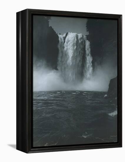 Snoqualmie Falls, Circa 1909-Asahel Curtis-Framed Premier Image Canvas