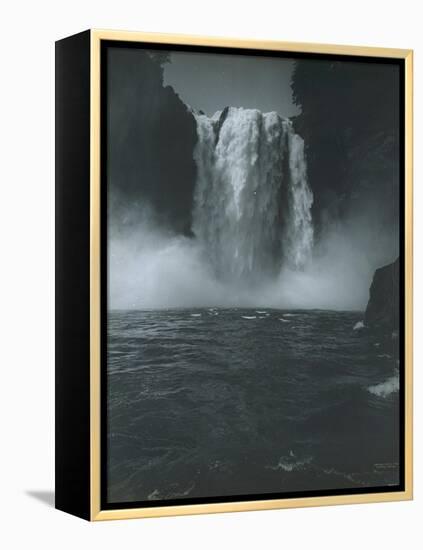 Snoqualmie Falls, Circa 1909-Asahel Curtis-Framed Premier Image Canvas